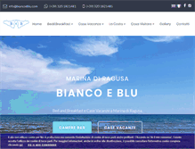 Tablet Screenshot of biancoeblu.com